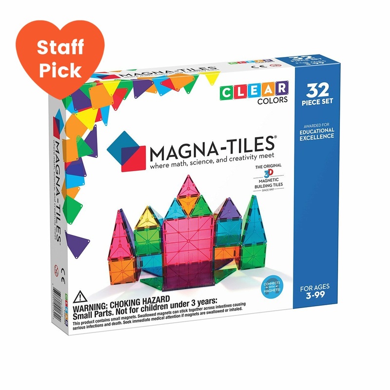 Magna-Tiles – Clear Colors 32 Piece Set