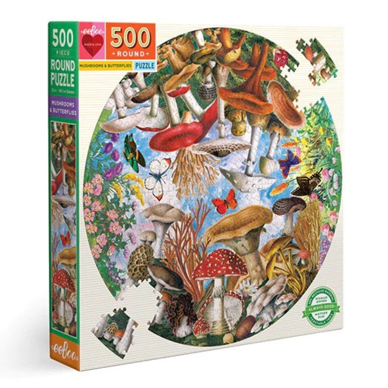 Mushrooms and Butterflies – 500 pieces