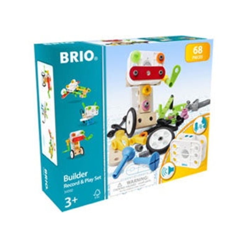 BRIO Builder – Record Play Set, 68 pieces