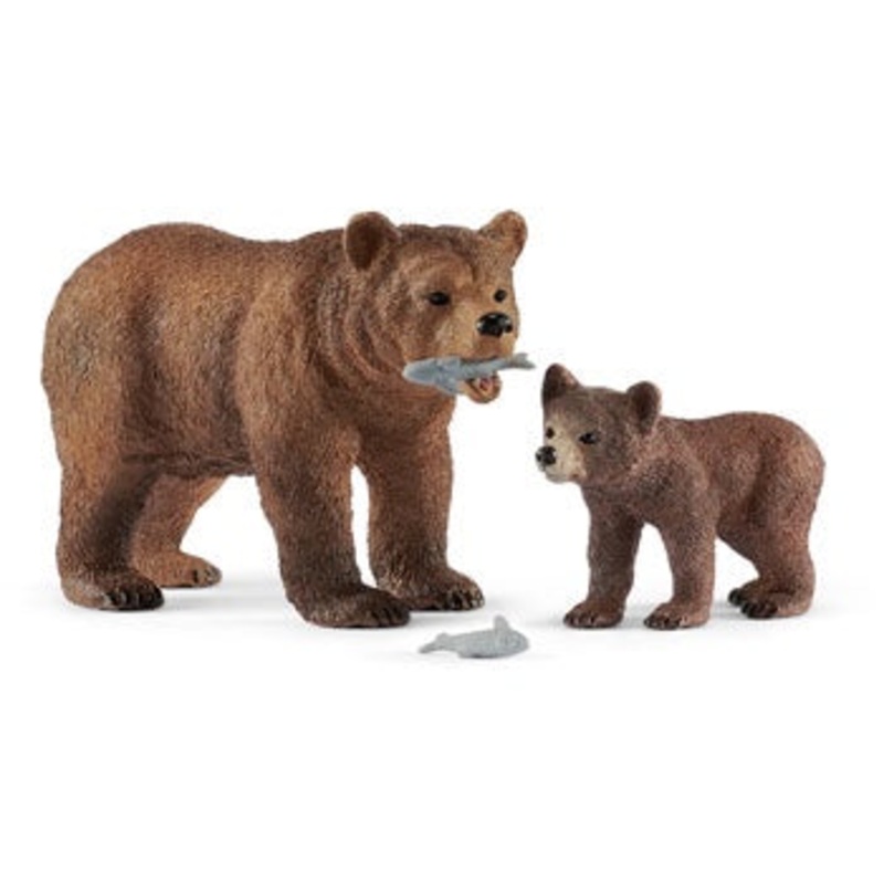 Schleich – 42473 Grizzly bear mother with cub