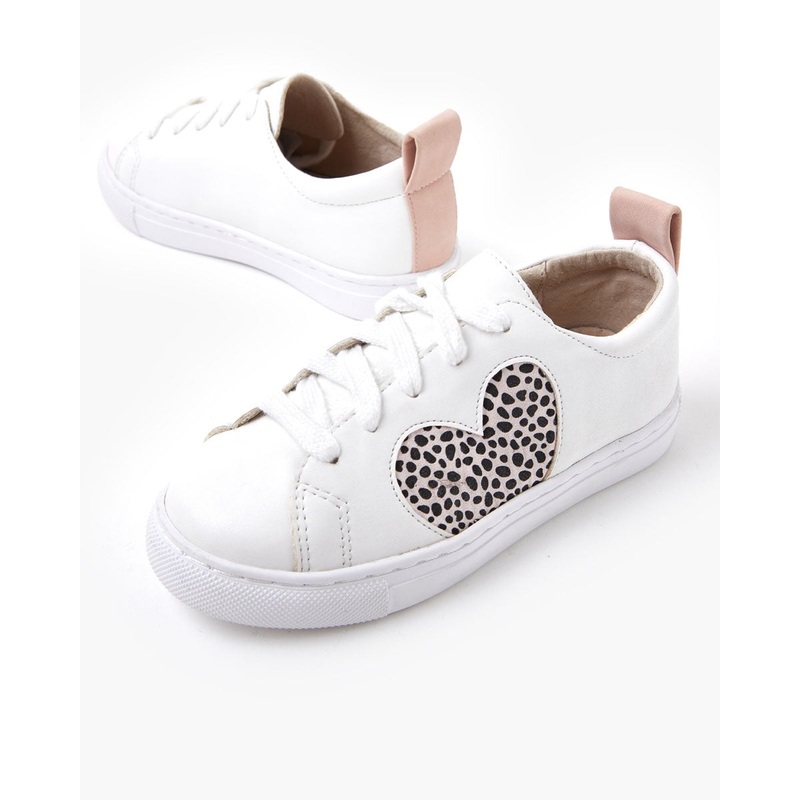 Heart Mini Sneaker – Pink Cheetah
