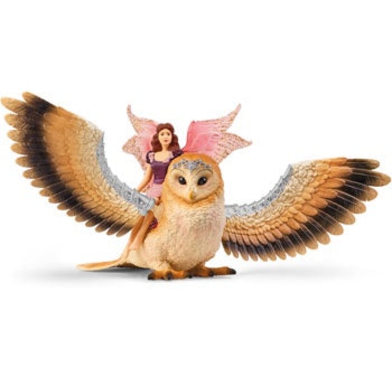 Schleich – 70789 Fairy in Flight on Glam-Owl
