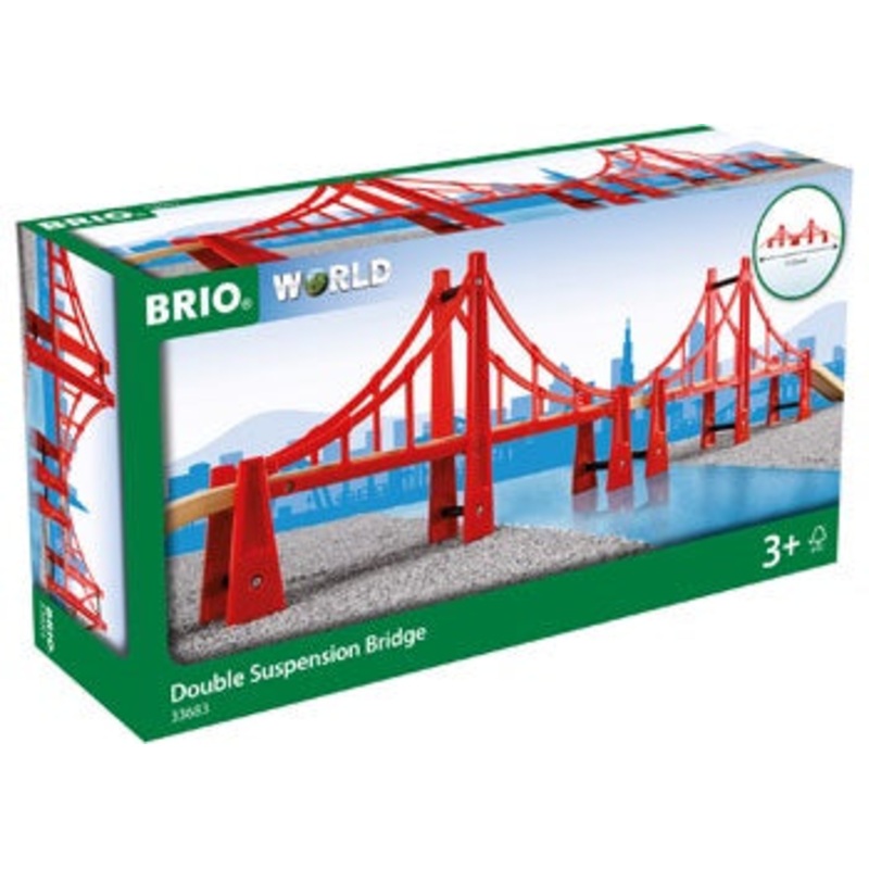 BRIO Bridge – Double Suspension Bridge, 5 pieces