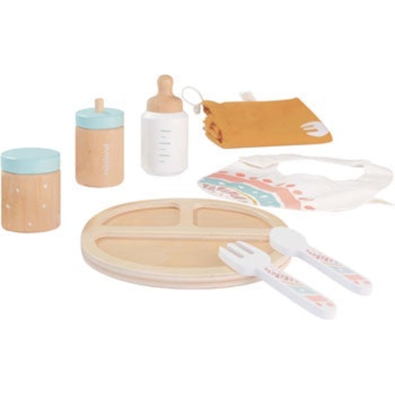 Doll Wooden Feeding Set