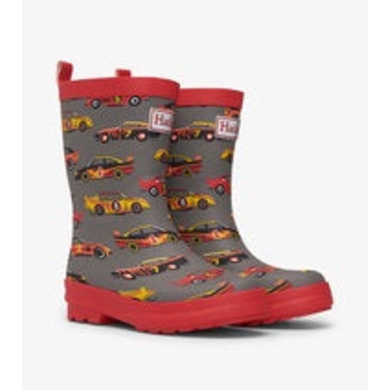 Classic Race Cars Matte Rainboot