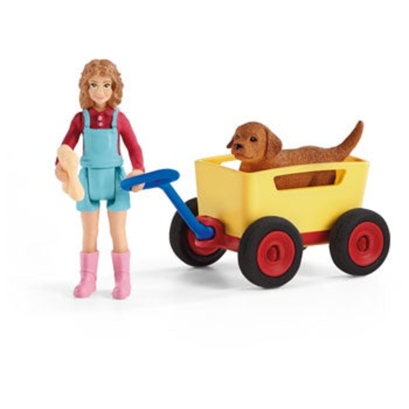 Schleich – 42543 Puppy Wagon Ride