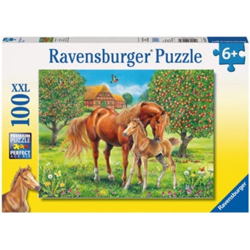 Horses in the Field Puzzle 100 pieces