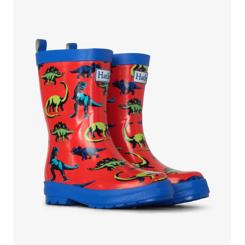 PAINTED DINOS SHINY RAIN BOOT