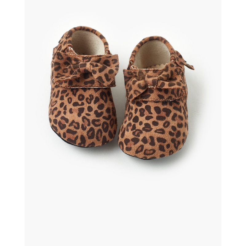 Remi Bow Bootie – Tan Leopard