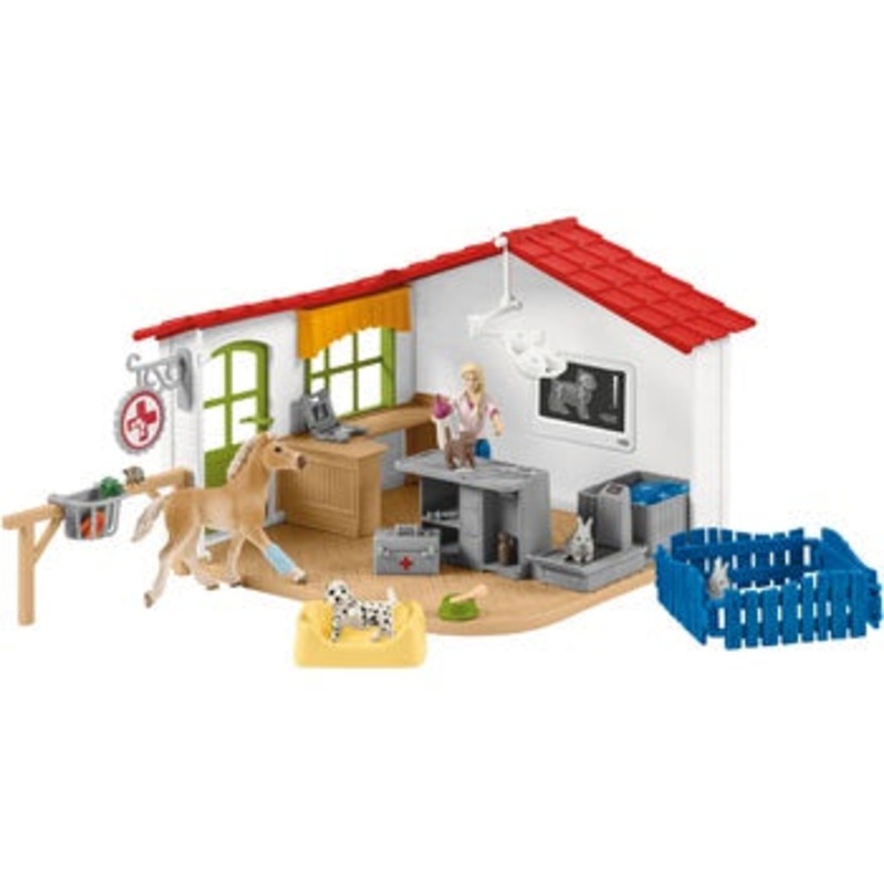 Schleich – 42502  Veterinarian practise with pets