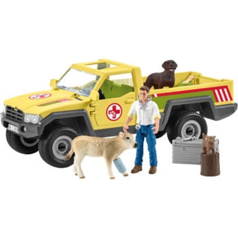 Schleich – 42503  Veterinarian visit at Farm