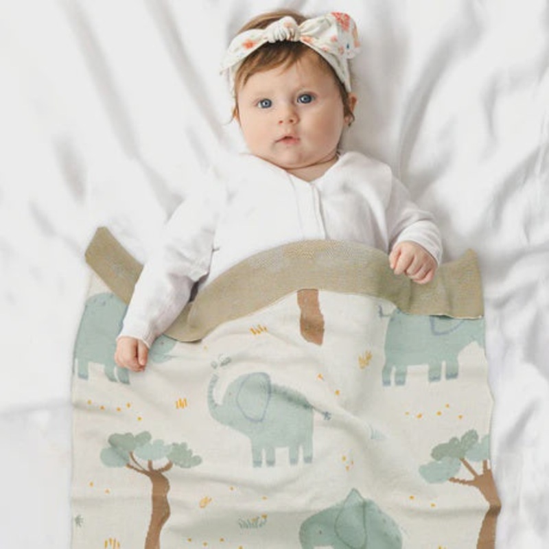 Ennie Elephants Blanket