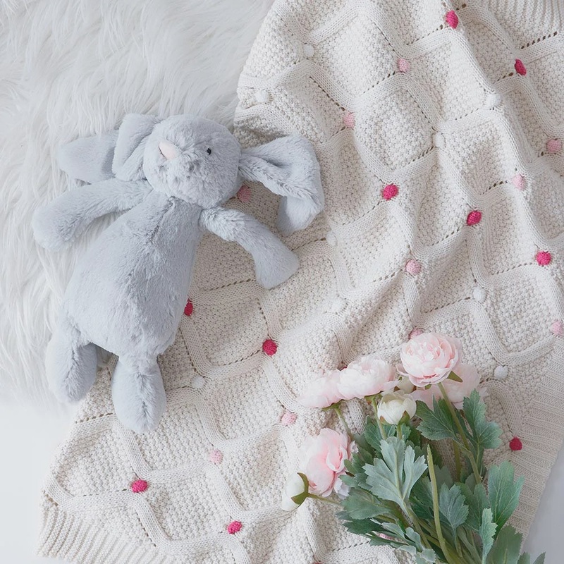 Lucy Baby Blanket – Pink