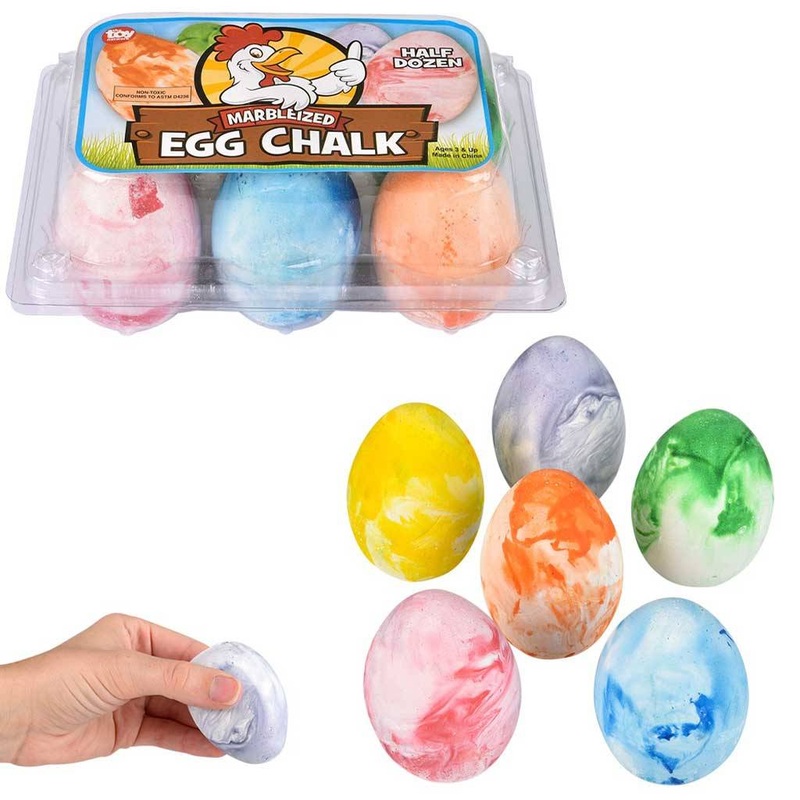 Marbleized Egg Sidewalk Chalk – Outdoor Toys