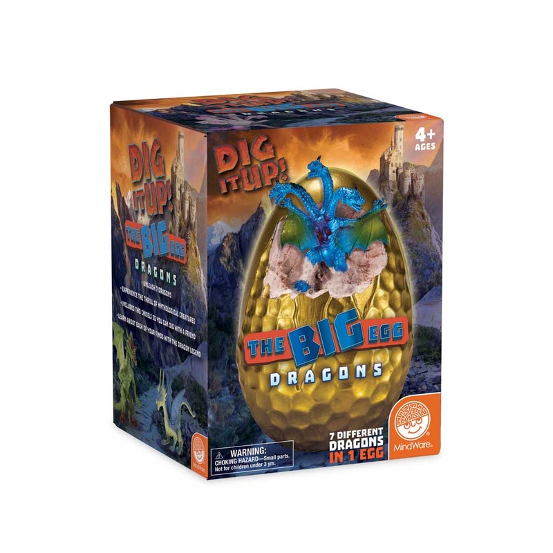 MindWare Dig It Up! The Big Egg Dragons – Science Kits for Kids