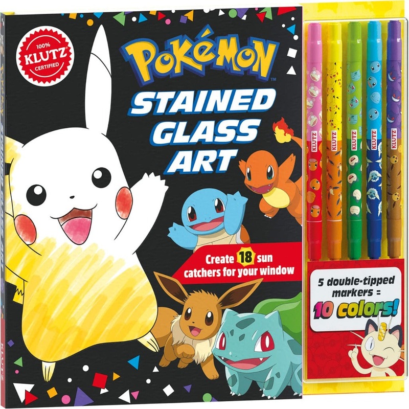 Klutz Pokmon Stained Glass Art Kit