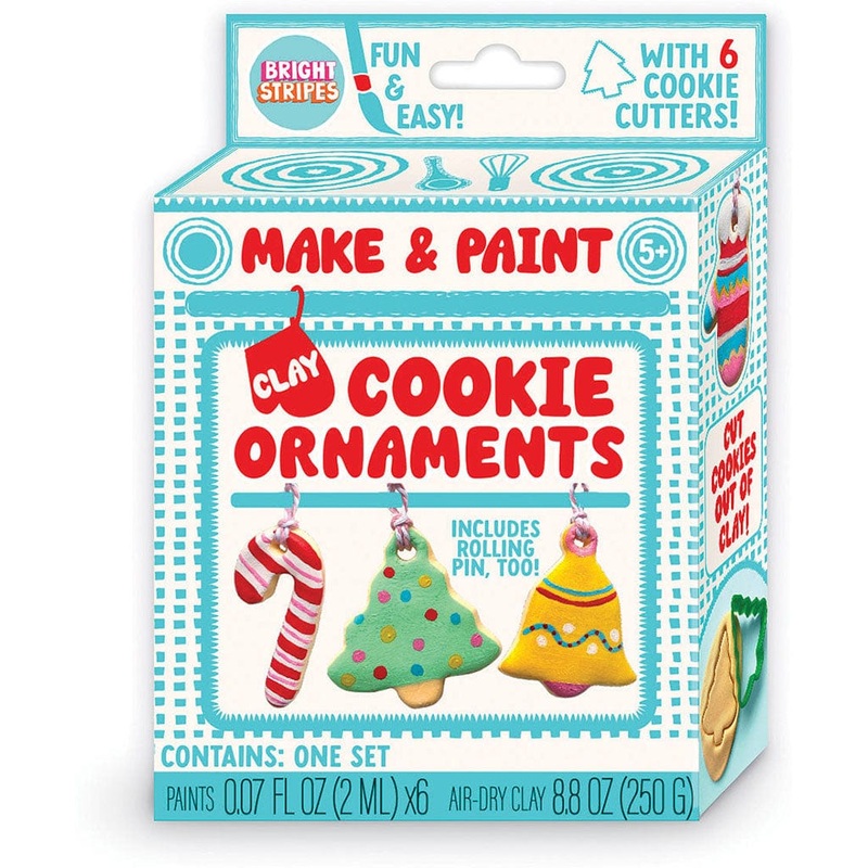 Make & Paint Clay Cookie Ornaments