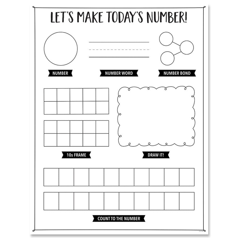 Let’s Make Today’s Number Chart