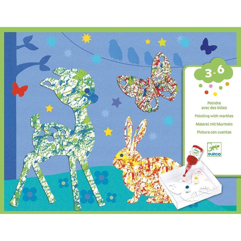 Marble Painting – Colorful Parade