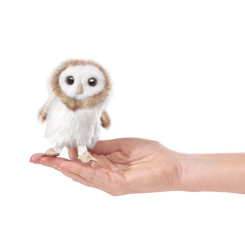 Mini Barn Owl Finger Puppet