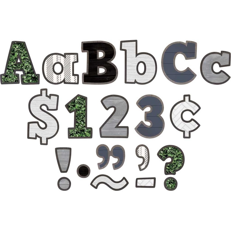 Modern Farmhouse Bold Block 4 Letters Combo Pack