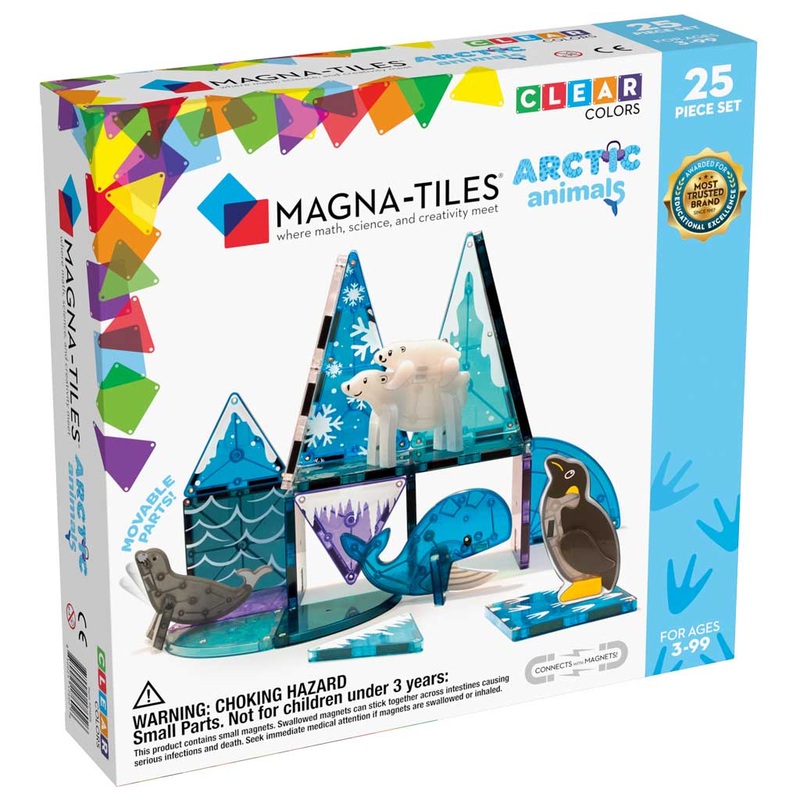 Magna Tiles Arctic Animals 25 Piece Set – Magnetic Building Toys