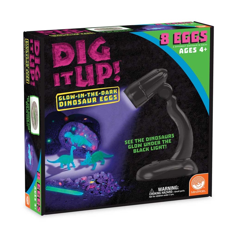 Mindware Dig It Up! Glow In The Dark Dinosaurs – Science Kit for Kids