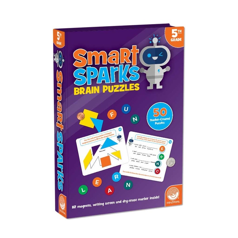 Mindware Smart Sparks Brain Puzzles: Grade 5