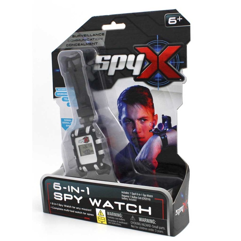 Mukikim SpyX 6-in-1 Spy Watch – Spy Gear for Kids