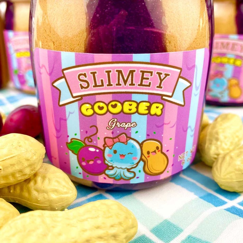 Kawaii Slime Slimey Goober Grape Cloud Creme Slime