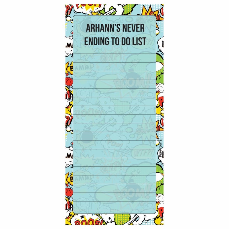 List Pads – Comic (PREPAID ONLY)