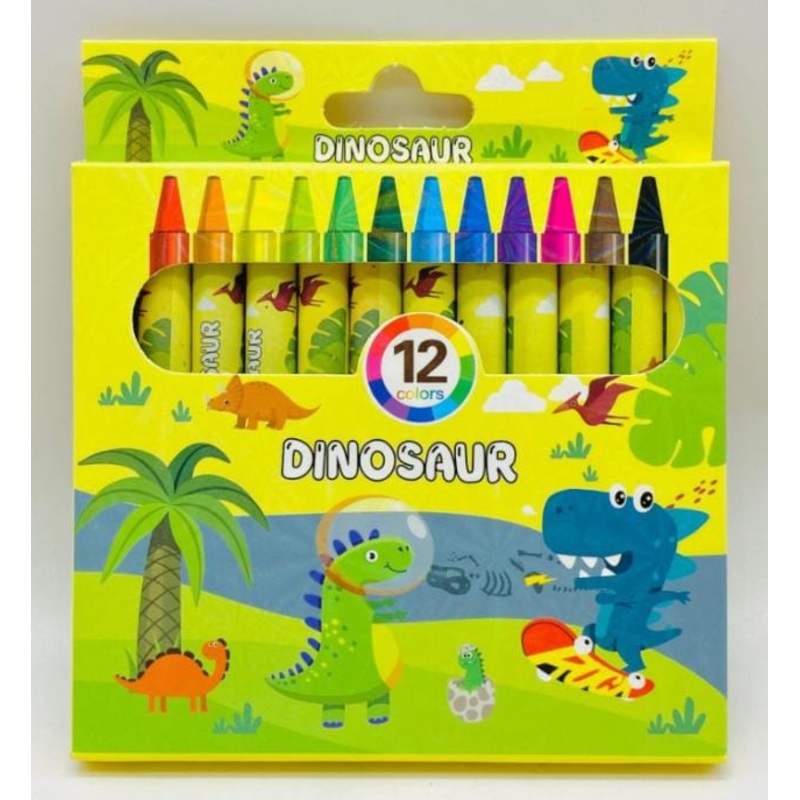 KIDS COLOURS  CRAYONS  12 PCS