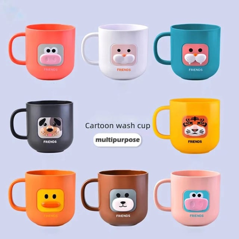 Multipurpose Animal Face Wash Cup for Kids