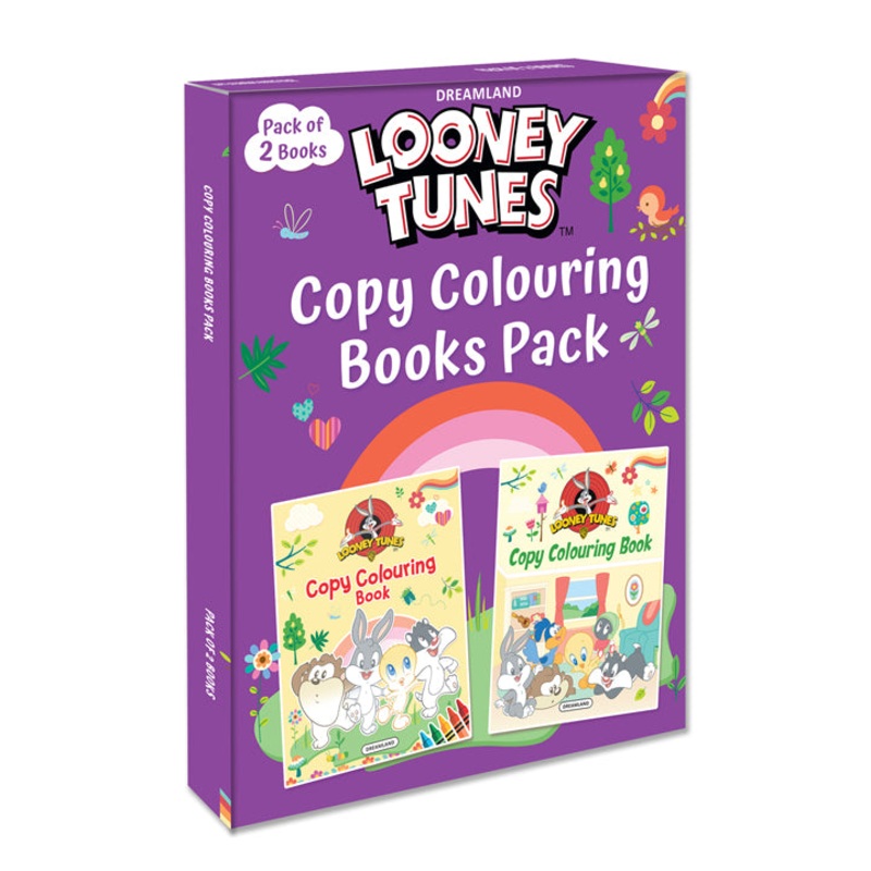 Looney Tunes Copy Colouring  2 Books Pack