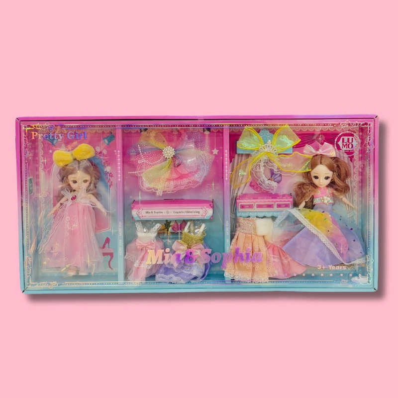 Mia and Sophia Doll Set for Kids