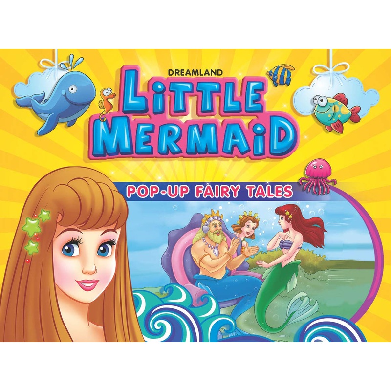 Little Mermaid Pop Up Fairy Tales Book for Children