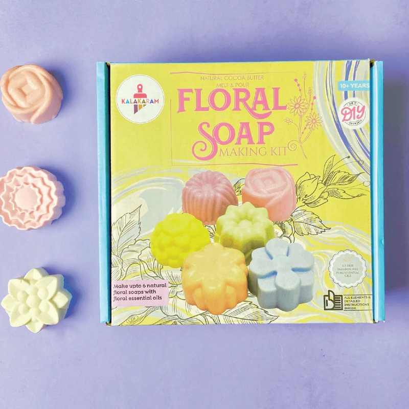 Melt & Pour Floral Soap Making Kit