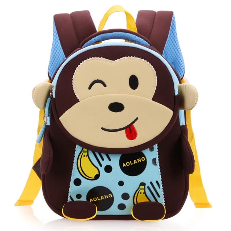 Kindergarten Children’s Bags Boys And Girls Mini Monkey Backpacks