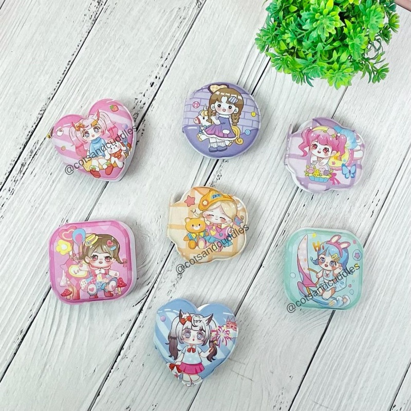Mini Squishy Sticky Notes with Cute Girl/Space Design For Kids