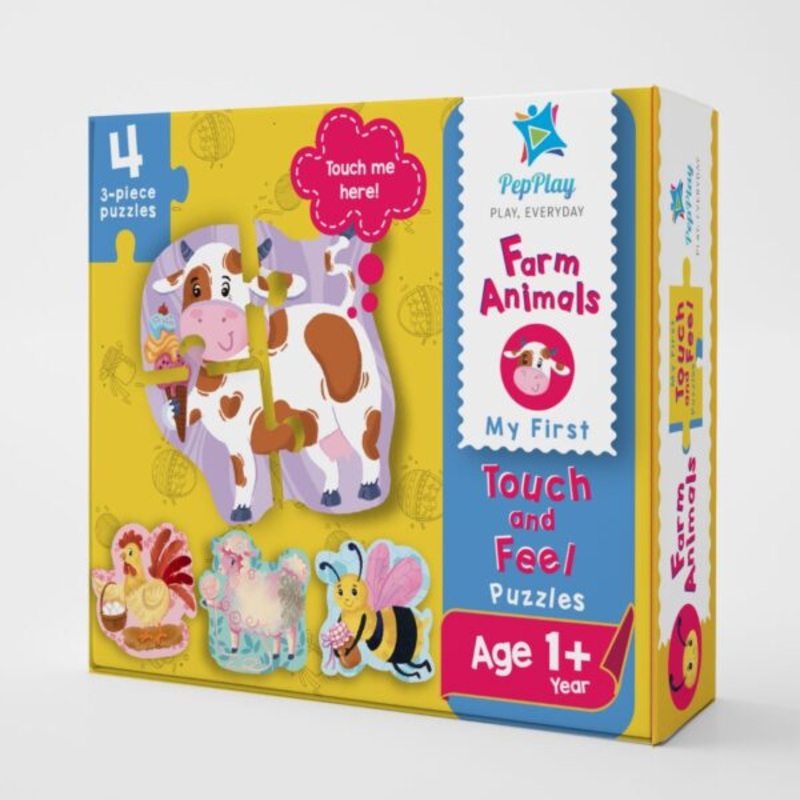 My First Touch & Feel Puzzles  Farm Animals