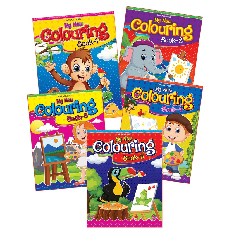 My New Colouring  5 Books Pack