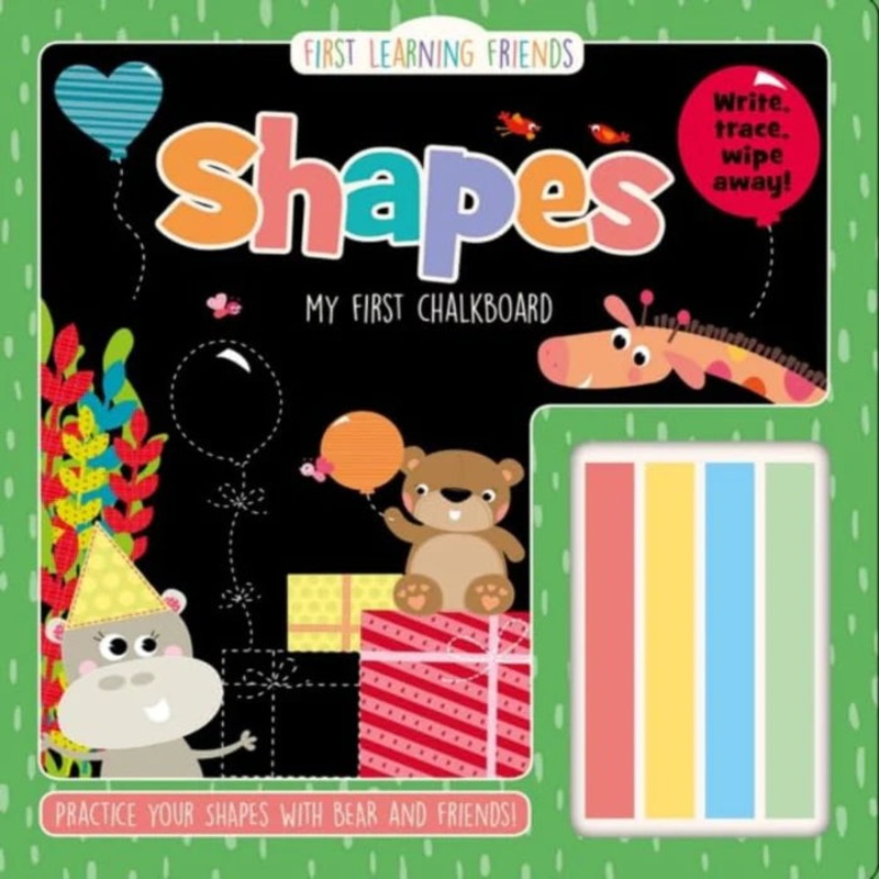 My First Chalkboard Board Book – Shapes