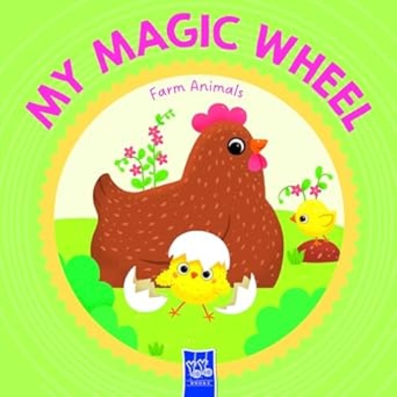 My Magic Wheel Board Book (Farm Animals)