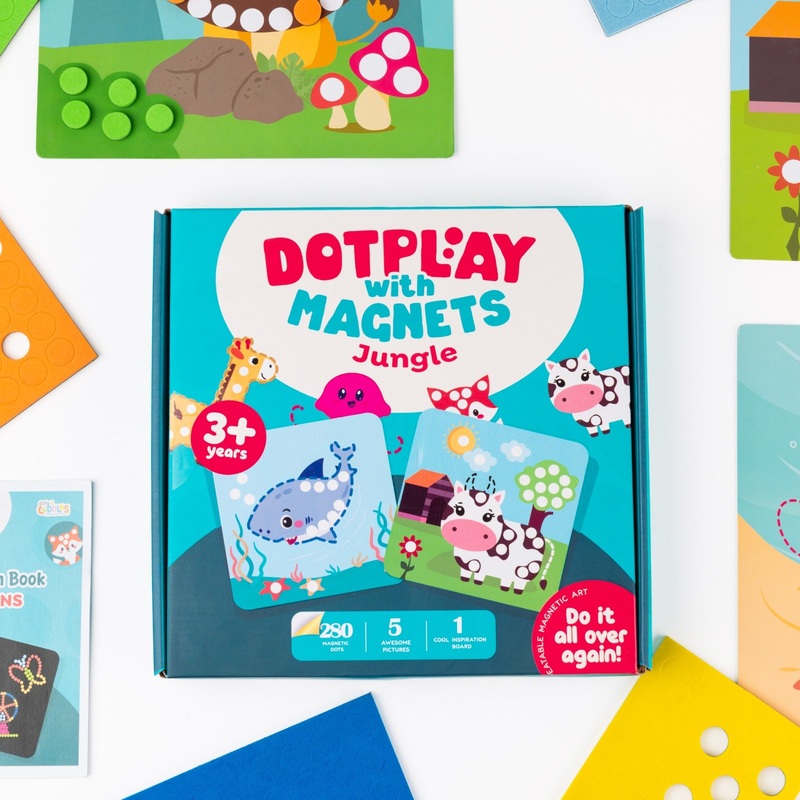 Magnetic Dot Art  Jungle Playset