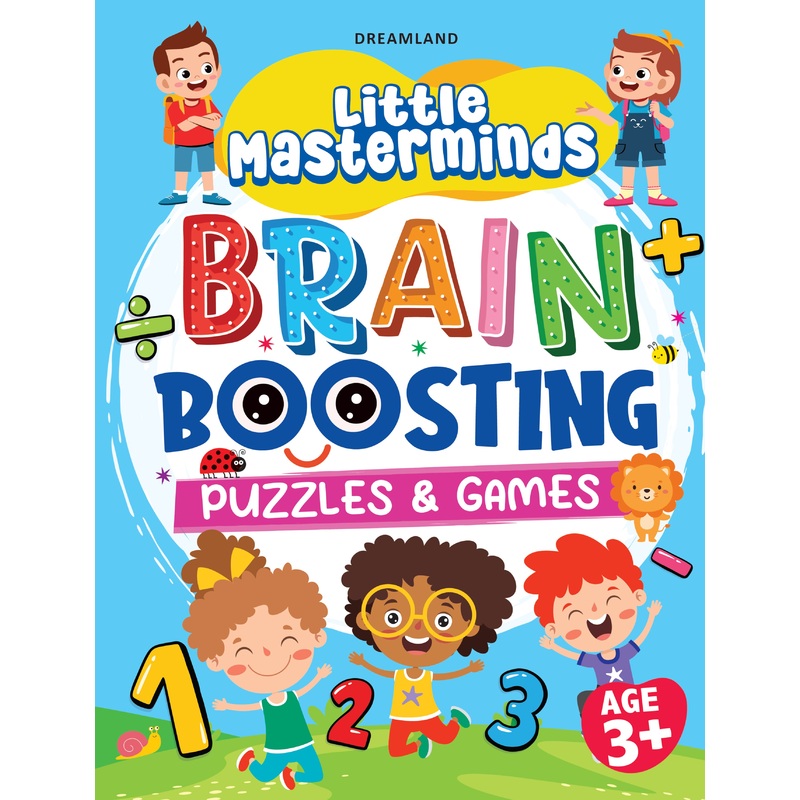 Little Masterminds: Brain Boosting Puzzles & Games Activity Book for Kids Age 3 and Up