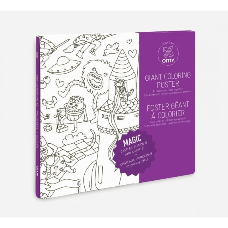 Giant Coloring Poster Folded Magic