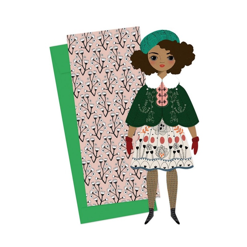 Mailable Paper Doll Card Noelle