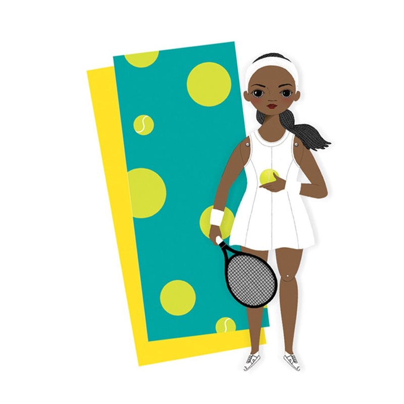 Mailable Paper Doll Card Zoe