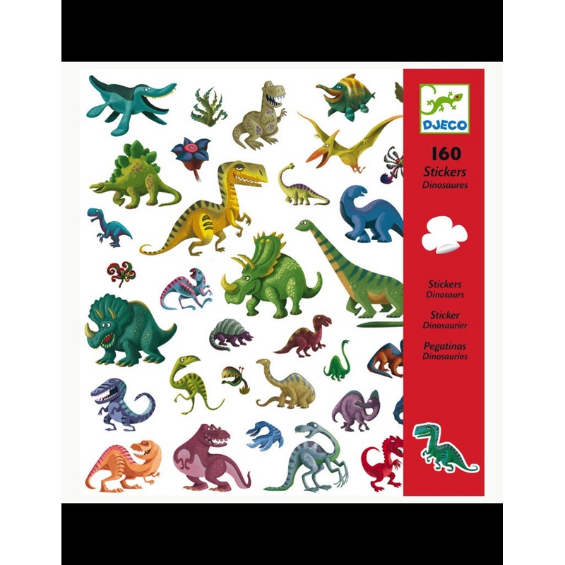 160 Stickers Dinosaurs