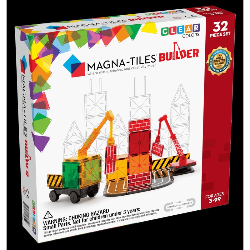 Magna-Tiles Builder 32-Piece Set